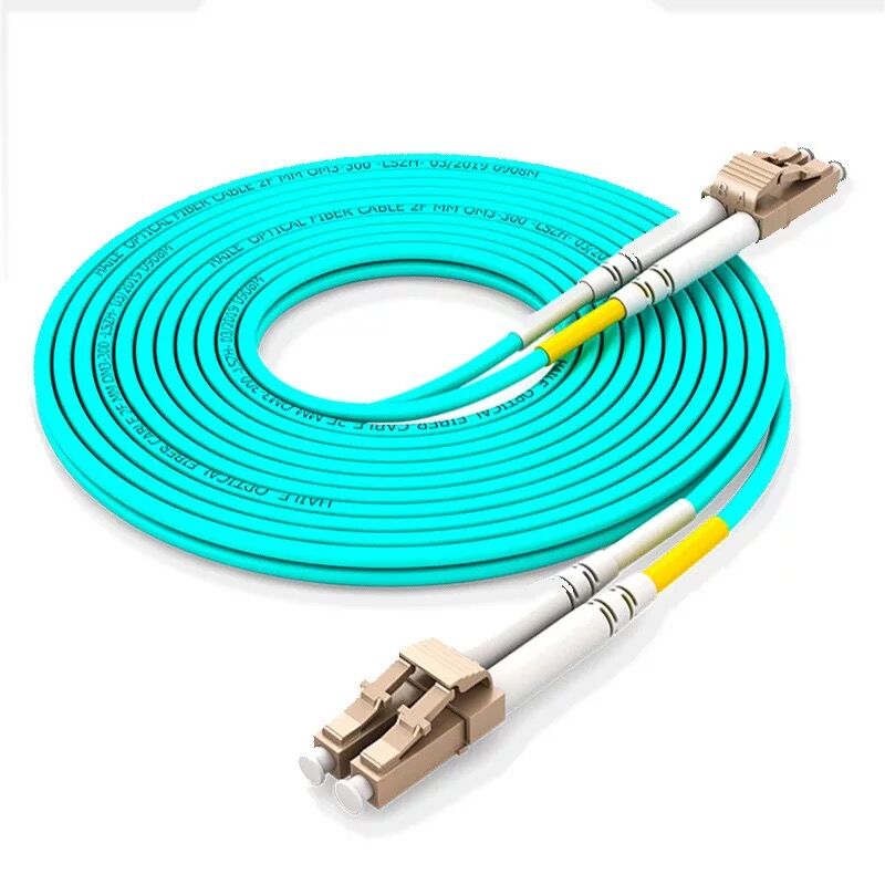 LC to LC OM3 3.0MM UPC Multimode Duplex 3.0MM Fibra fiber optic patch cord Cable 10M 25M 30M 1PCS