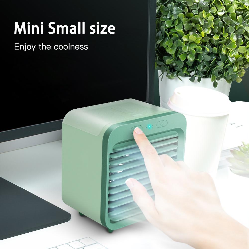 Usb Draagbare Mini Airco Koeling Voor Auto Slaapkamer Koeler Fan 200Ml