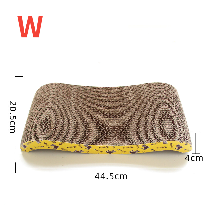 Huisdier Kat Krabben Golfkarton Slijpen Klauw Plaat + Catnip Papier Pad Klimframe Schraper Mat Kat Kartonnen Kat Speelgoed: Rood