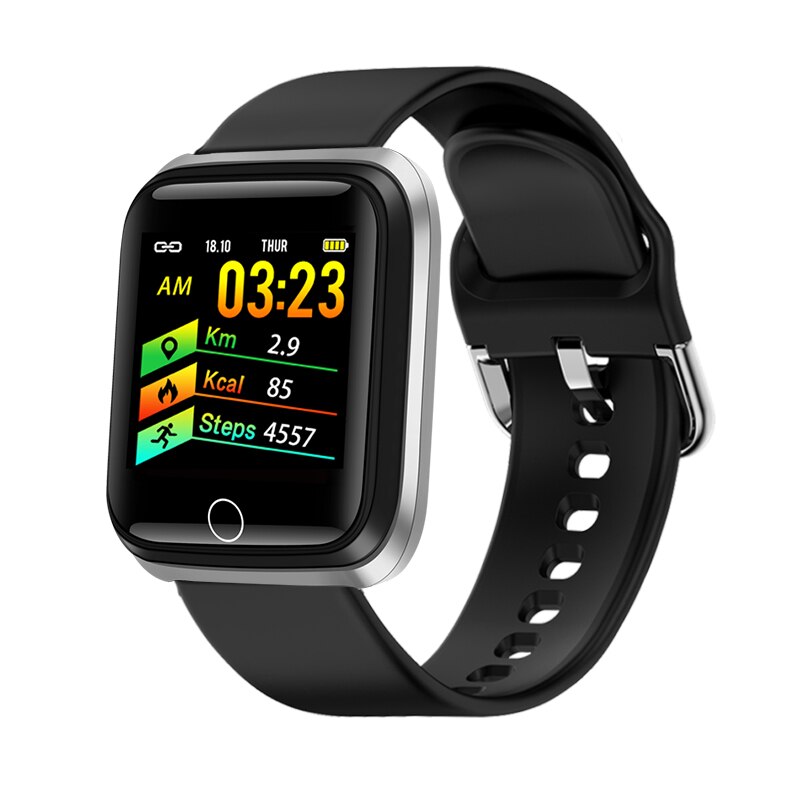 LIGE Smartwatch Women - Fitness Tracker, Heart Rate Monitor, 1.3" TFT Round Display, Life Waterproof: Silver black