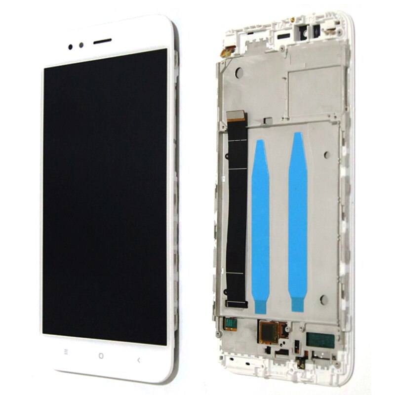 100% Original 5.5 &quot;IPS Display mit rahmen Für Xiaomi Mi A1 Mi 5X LCD Touch Screen Digitizer Assembly Reparatur teile