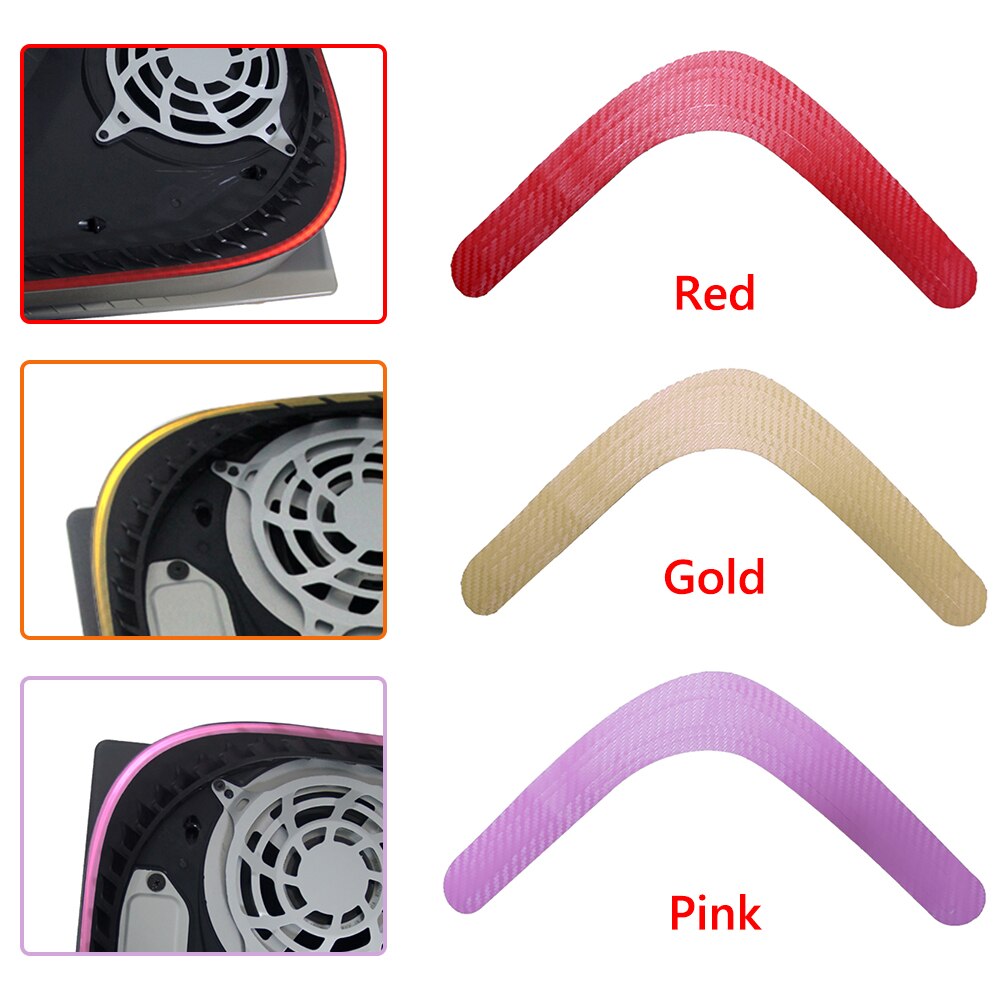 DIY Handmade LED Light Strip Luminous Sticker for Playstation 5 PS5 Console Disk Edition &amp; Digital Edition Host Light Bar Decal