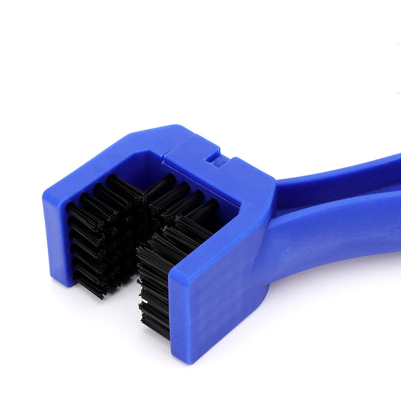 Motorfiets Mountainbike Fiets Scooter Dubbele-End Keten Reinigingsborstel Cycle Chain Borstel Motor Ketting Clean Tool
