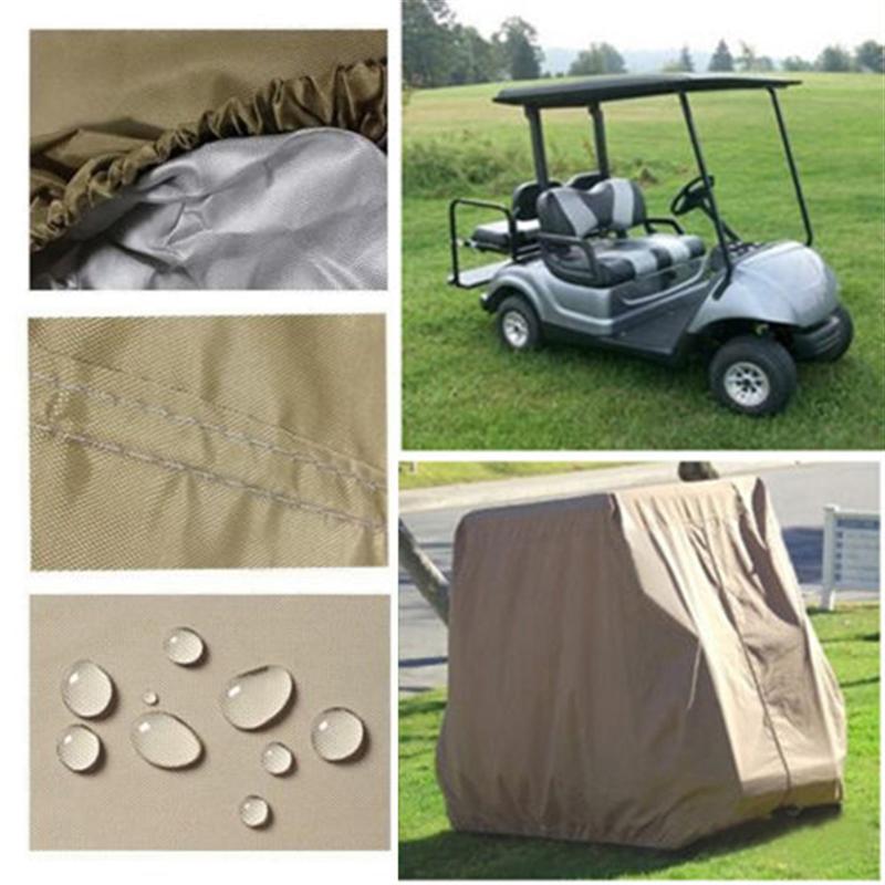Vattentätt golfvagn täcker regn 2/4 passagerare för yamaha club car ez-go-modell - storlek s