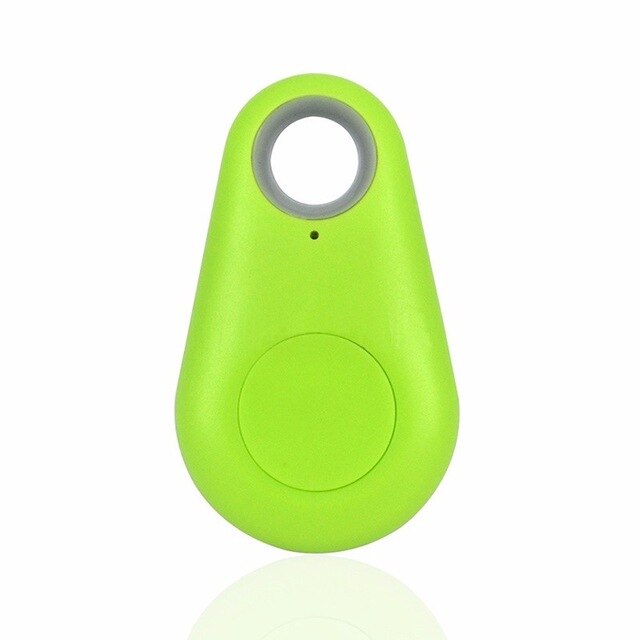 Localizador de llaves inteligente para niños, rastreador inalámbrico compatible con Bluetooth, alarma antipérdida, bolsa para niños, localizador GPS para mascotas, rastreador Itag: Verde