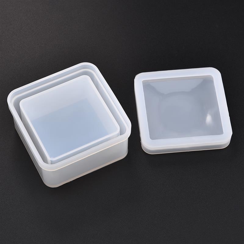 Resin Silicone Mold Storage Box Mold For Jewelry Making Heart Shape Cut Mold DIY Crystal Epoxy UV Box Jewelry Tools Moulds: 04