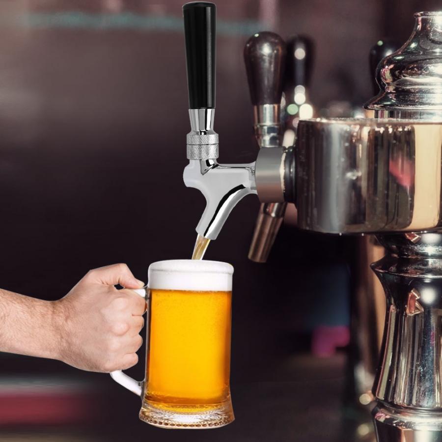 Homebrew-grifo para cerveza de barril, grifo de acero inoxidable para el hogar, no ajustable