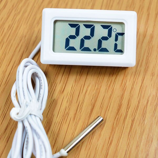 LCD Digital Thermometer Probe Fridge Freezer Thermometer Thermograph for Refrigerator -50~ 110 Degree