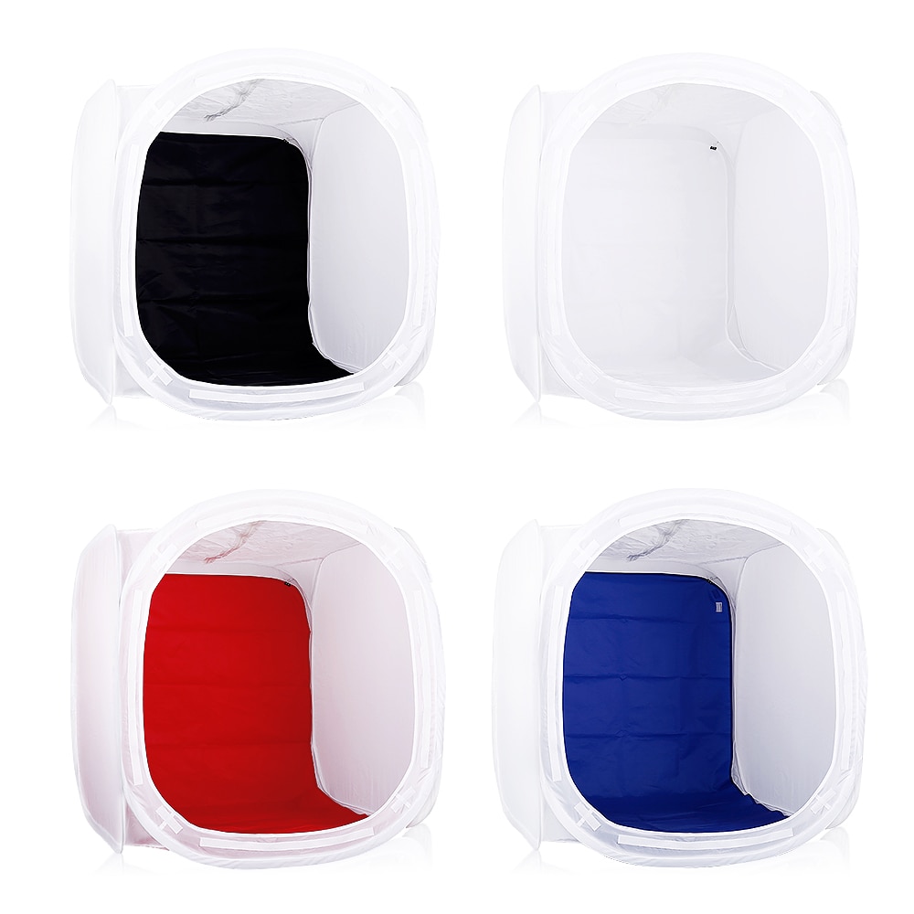 CY 60x60cm multi-function light box Photo Studio photo Shooting Tent Light SoftBox Soft Box with 4 Backdrops