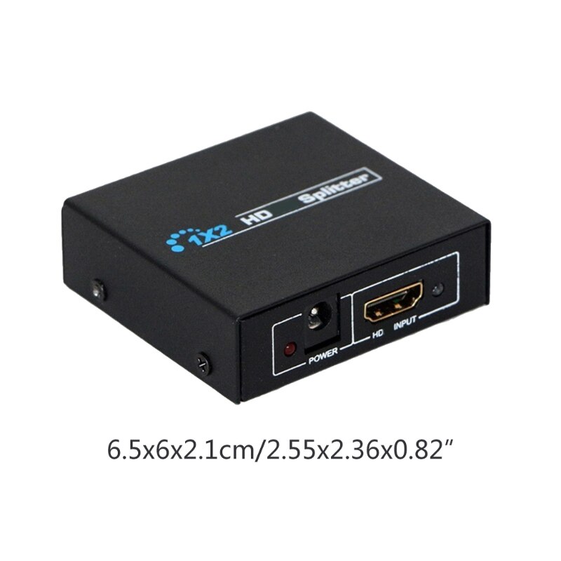 1 In 2 Out Hdmi-Compatibel Switch Splitter Video Decoder 4K 30Hz 1X2 Hdcp 1080P Dual Display Switcher Converter