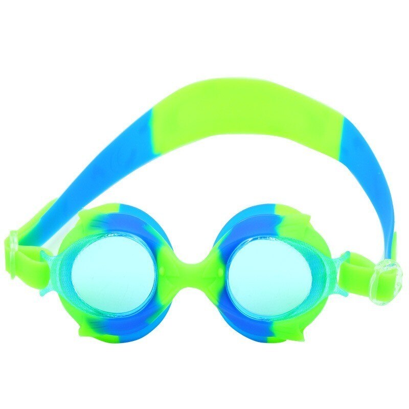 Anti-fog Kinderen Zwembril Cartoon Vis Waterdichte Siliconen Kinderen Jongens Meisjes Water Bril Sport Swim Eyewear