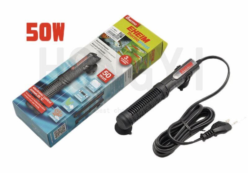 1 stk eheim akvarium varmestenger termostat pinne temperatur eksplosjonssikker akvarium 50w 100w 150w 200w: 50w / Oss adapter