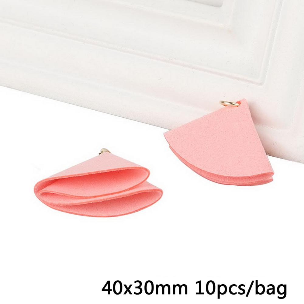 40*30mm veelkleurige mini kwastjes van koreaanse fluwelen clips als decoratie-accessoires voor het maken van sleutelhangers, telefoonhangers en knutselhangers: Lichtpaars