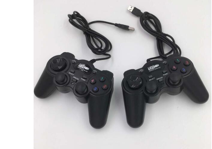 1 Pc Wired Usb Game Controller Voor Pc Computer Laptop Joystick Gamepad Met Trillingen Voor Winxp/Win7 8 10 gamepads