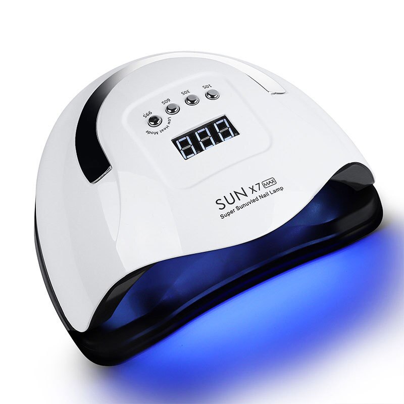 Lampe LED UV pour sèche-ongles avec détecteur de mouvement, affichage LCD, interrupteur tactile, lampe de séchage de vernis Gel pour manucure