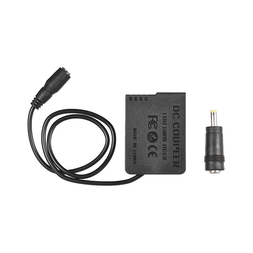 Andoer USB DMW-DCC8 DC Coupler USB Power Adapter Camera Charger Kit voor DMC-FZ200 DMC-FZ1000 DMC-GH2 DMC-G5 DMC-G6 G7