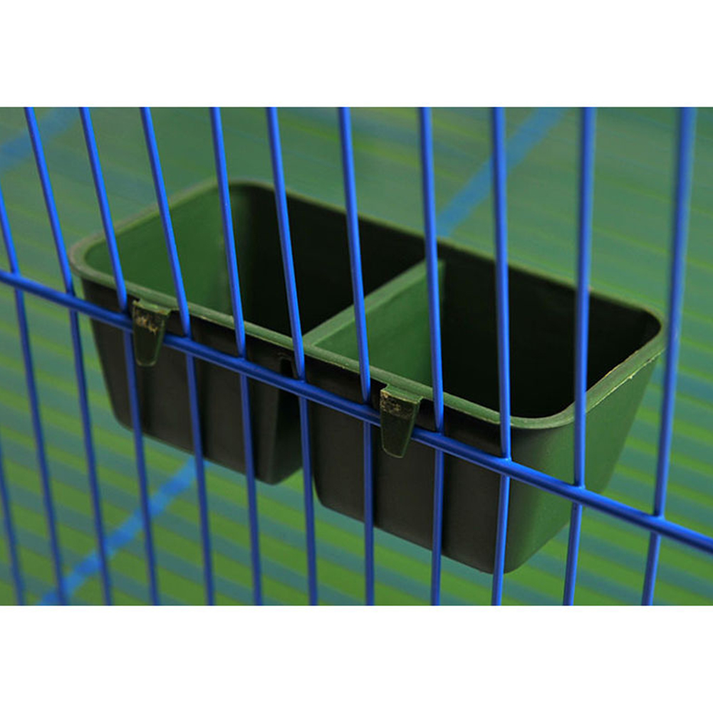 Bird Food Feeding Dish Water Seed Feeder Bowl for Parrot Macaw African Grey Budgie Parakeet Cockatiel Conure Finch Cage