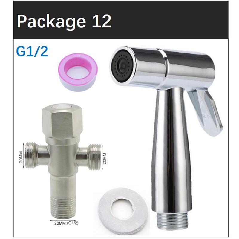 Handdouche Bidet Zelfreinigend - Hoge Druk ABS Plastic - Wandmontage WC Badkamer Accessoire: Lichtgeel