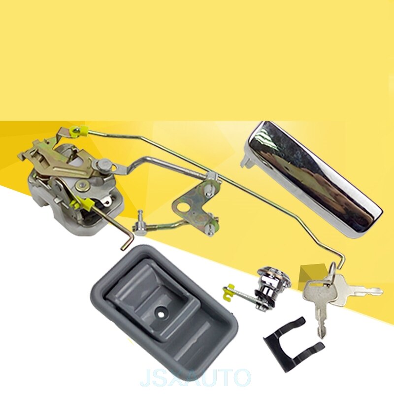 Excavator Cab door lock Lock cylinder outer handle inner grip Excavator Accessories For Kobelco SK350 250 210 130 140 200-8-6e