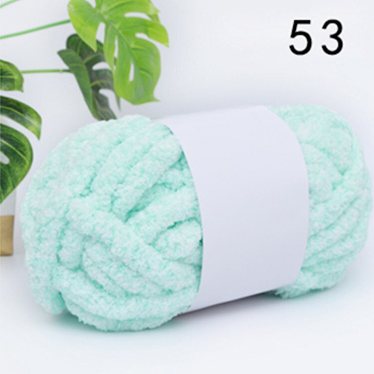 Couverture tissée à la main en laine, crochet de ligne de coussin, barre de glace douce Super épaisse, épaisseur de laine de couverture tissée nordique, décor DIY, 2cm,: 53