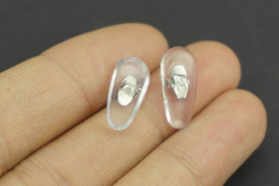 2 Stks/partij Siliconen Aviator Bril Lenzenvloeistof Zonnebril Neus Pads Voor Rb Clip-On