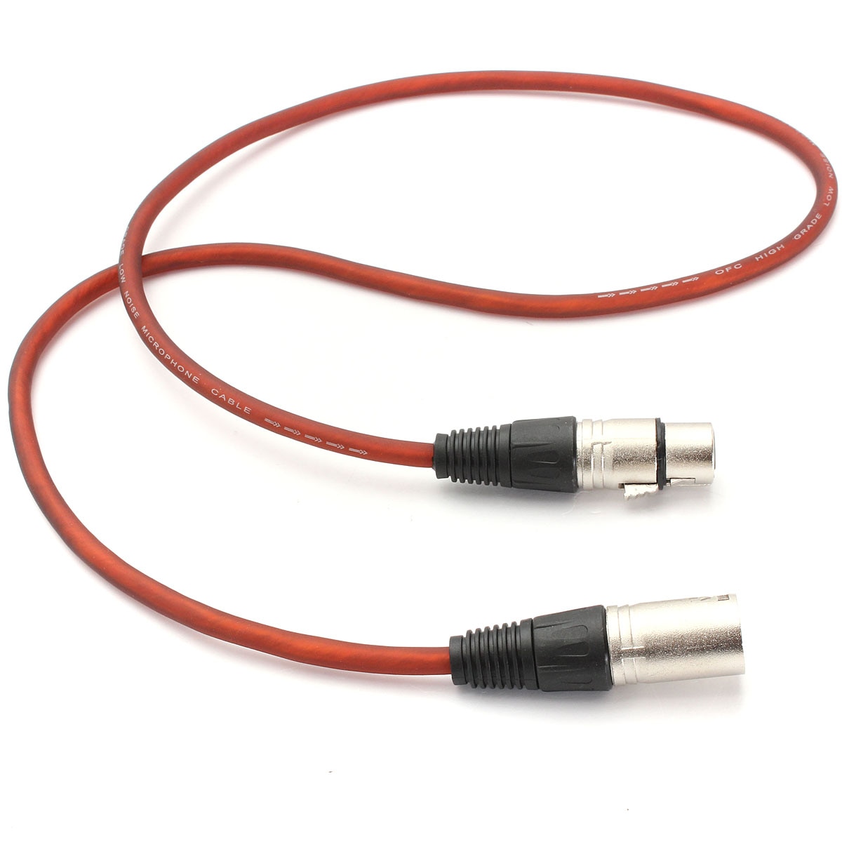 CLAITE XLR 3 Pin Mic Cable 1m Male To Female Cable Shielded Mic Microphone Extension Noise Reduction Mic Connect Cable