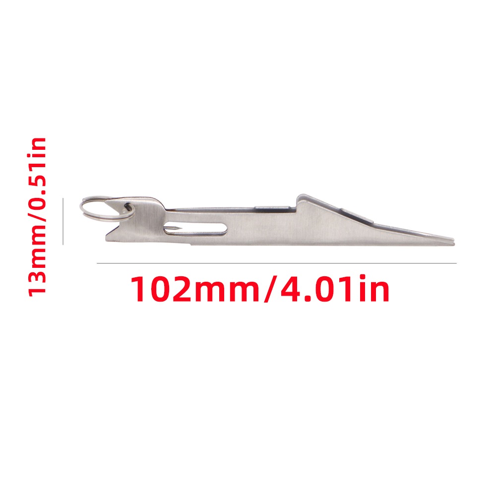 1 Uds. Herramienta rápida para atar nudos de uñas y gancho Tyer de bucle para aparejos de pesca con mosca, anzuelo rápido, herramienta para nudos rápidos