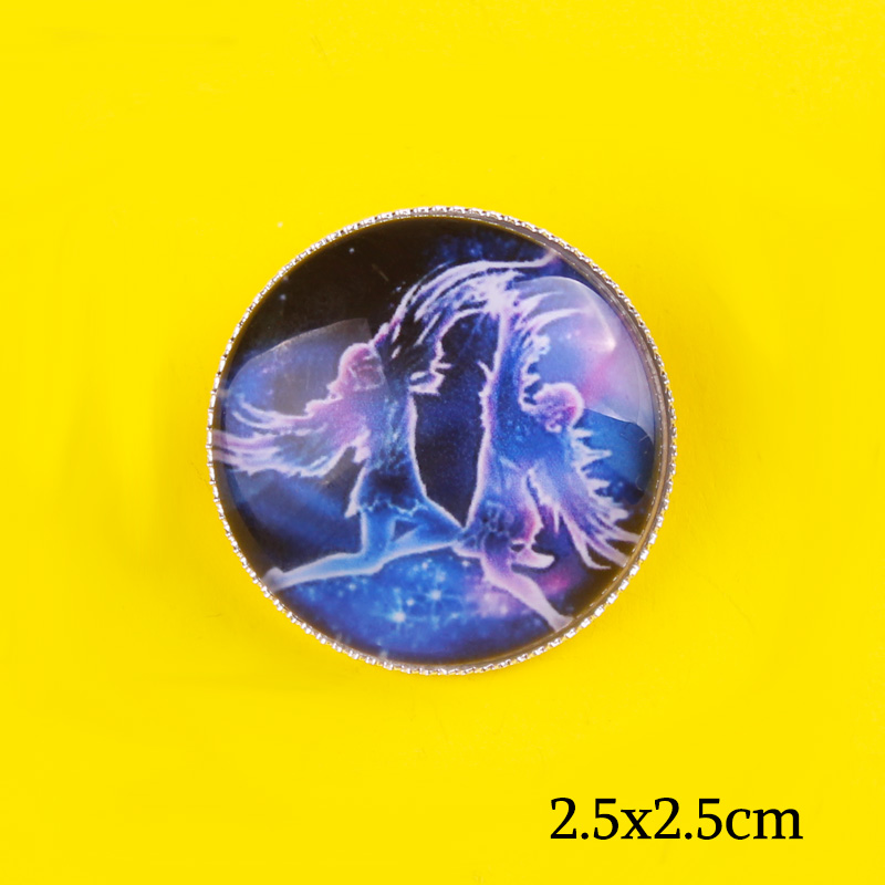 Hermoso Paisaje pintura insignias de Epoxy para mochila broches Pin insignias para pinzas para ropa para mochilas Placa de de la joyería de DIY: HZ0462XZ