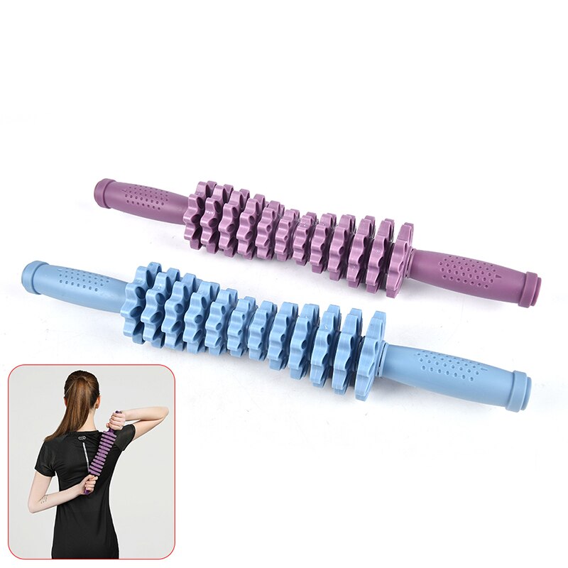 3 in 1 löstagbar 12 växlar justerbar muskelrullemassagesticka för yogablock djupvävnadsmassage