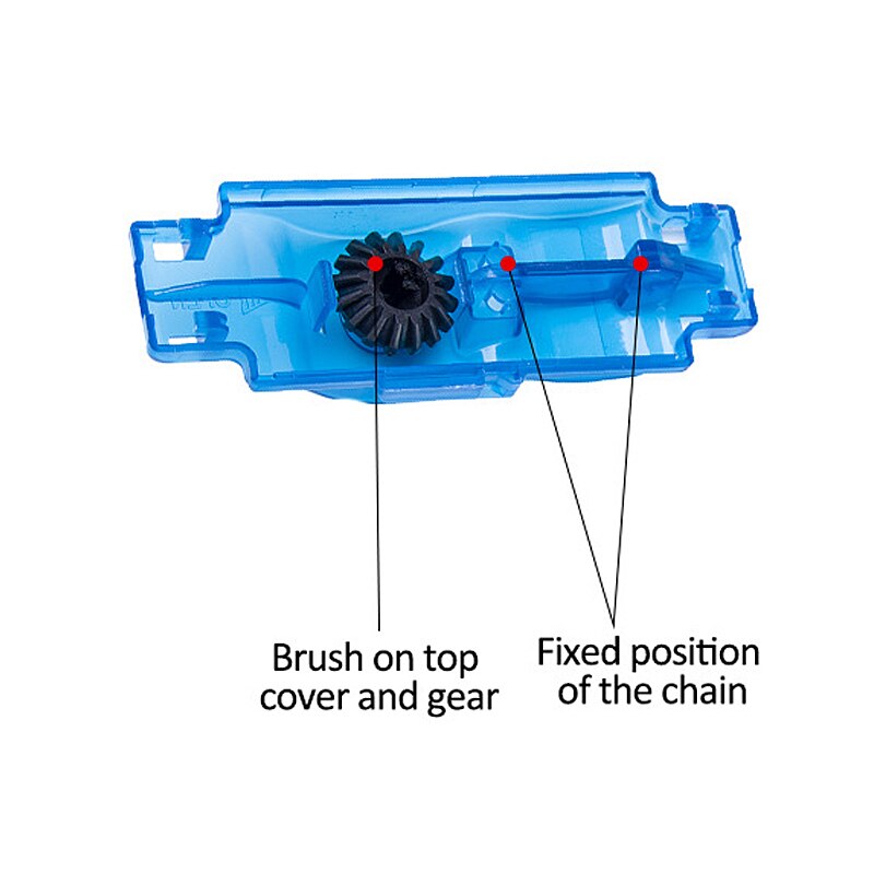 Portable Bicycle Chain Cleaner Bike Brushes Scrubber Wash Tool Mountain Cycling Cleaning Kit Outdoor Accessory