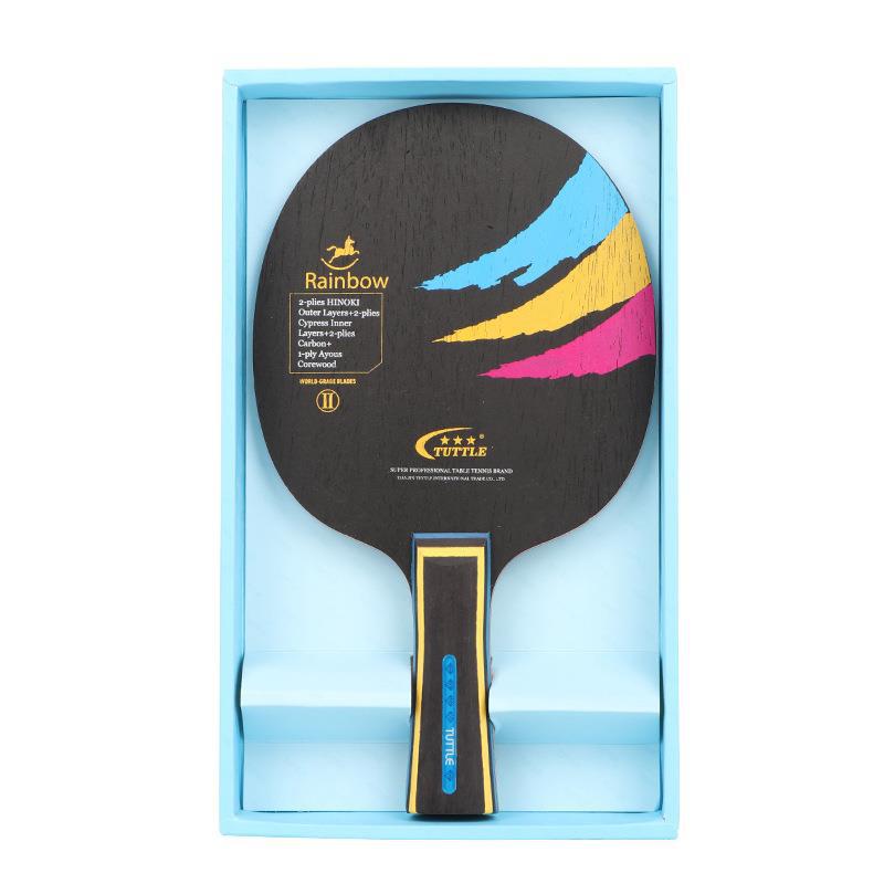 Rainbow 4 3 Layer Carbon Fiber Fast-break Table Tennis Racket -40