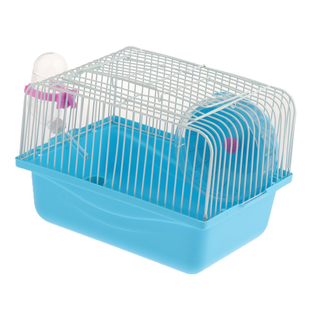 Hamster Maus Wc Gerbile KäFeige Transport KäFeige Kasten Schlecht mit Lauf Rad Haustier Spielzeug Haus Schlecht Wasser Flasche Gericht Liefert