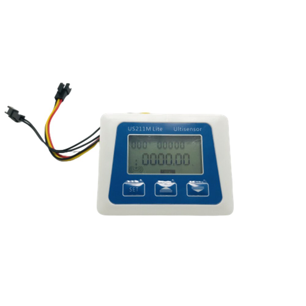 US211M Lite Digital Flowmeter and USN-HS41PE-4 0.4-4.5LPM Hall Effect Flow Sensor Total Volume and Flow Rate Display