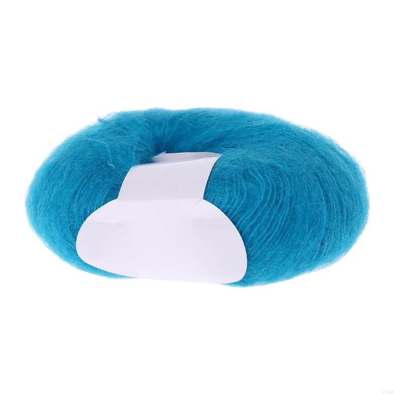 E8BD Mohair Yarn Soft Cashmere Tricoting Wool Yarn Fabrication transformation Artisanat: Rouge foncé