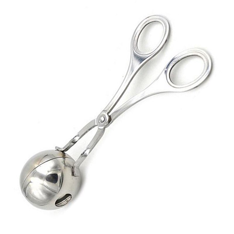 Frikadeller maskine form rustfrit stål fyldt gør-det-selv ris fisk kød ris bold maker scoop clip simpel konstruktion køkkenværktøj