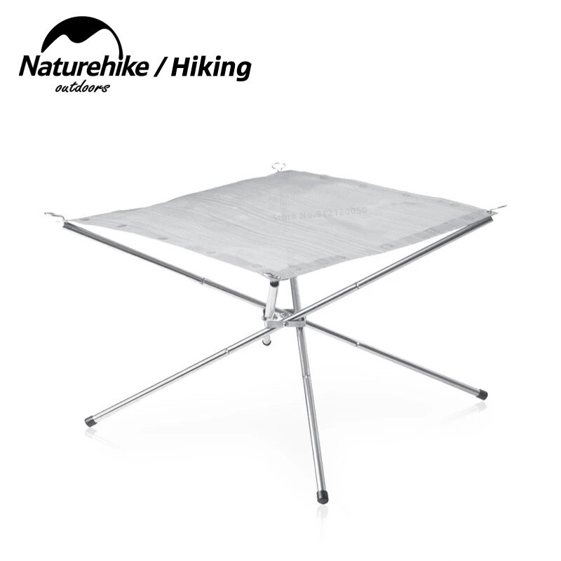 Naturehike Outdoor Fire Burn Pit Stand Portable Camping Solid Fuel Rack Folding Stove Fire Frame Heating Wood Charcoal Stove