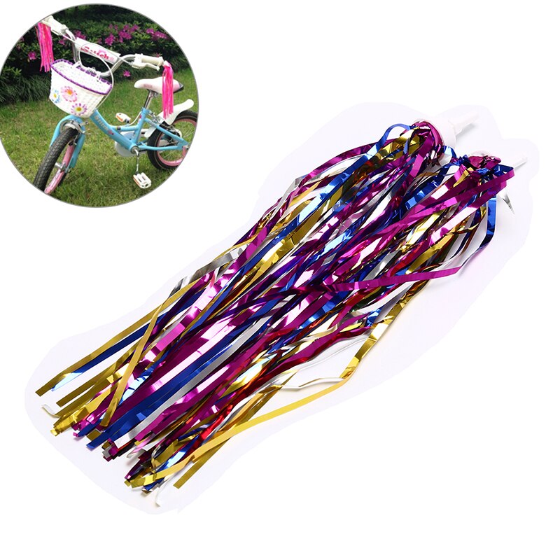 Handlebar Streamers Tassels Bike Bicycle Cycling Tricycle Kids Girls Boys 1 pair
