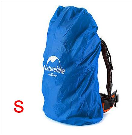 Naturehike väskskydd 20 ~ 30l vattentätt regnskydd för ryggsäck camping vandring cykling skolryggsäck bagageväskor dammskydd: Blå  s 20-30l