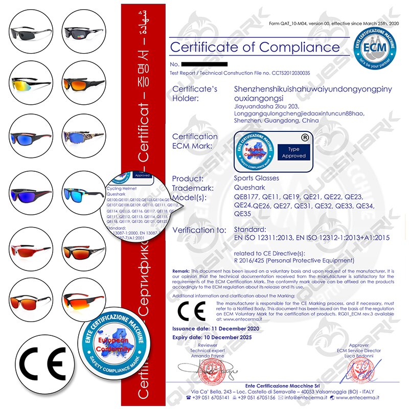 Queshark 5 linse fiskesolbriller udskiftelige linse lystfiskeri camping polariserede cykelbriller fiskerbriller sportsbriller