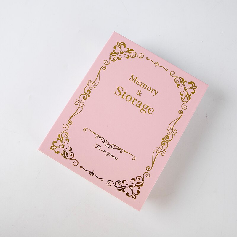 årgang fotoalbum bildekoffert oppbevaring scrapbooking bildekoffert fotoalbum: Rosa