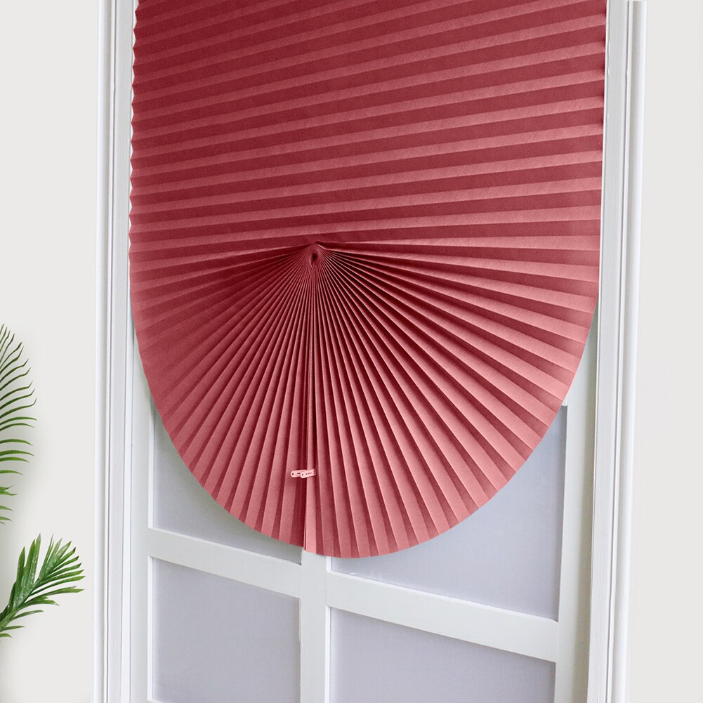 Solid Color Household Kitchen Pleated Shades Blinds Balcony Cafe Window Bathroom Home Curtain