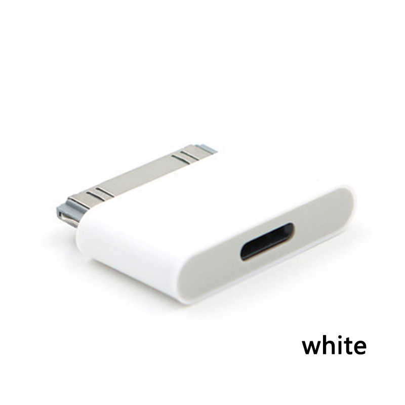Verlichting Naar 30 Pin Adapter Opladen Sync Converter voor IPad 2 3 IPhone 4 4 S IPod Touch datakabel ﻿: WHITE