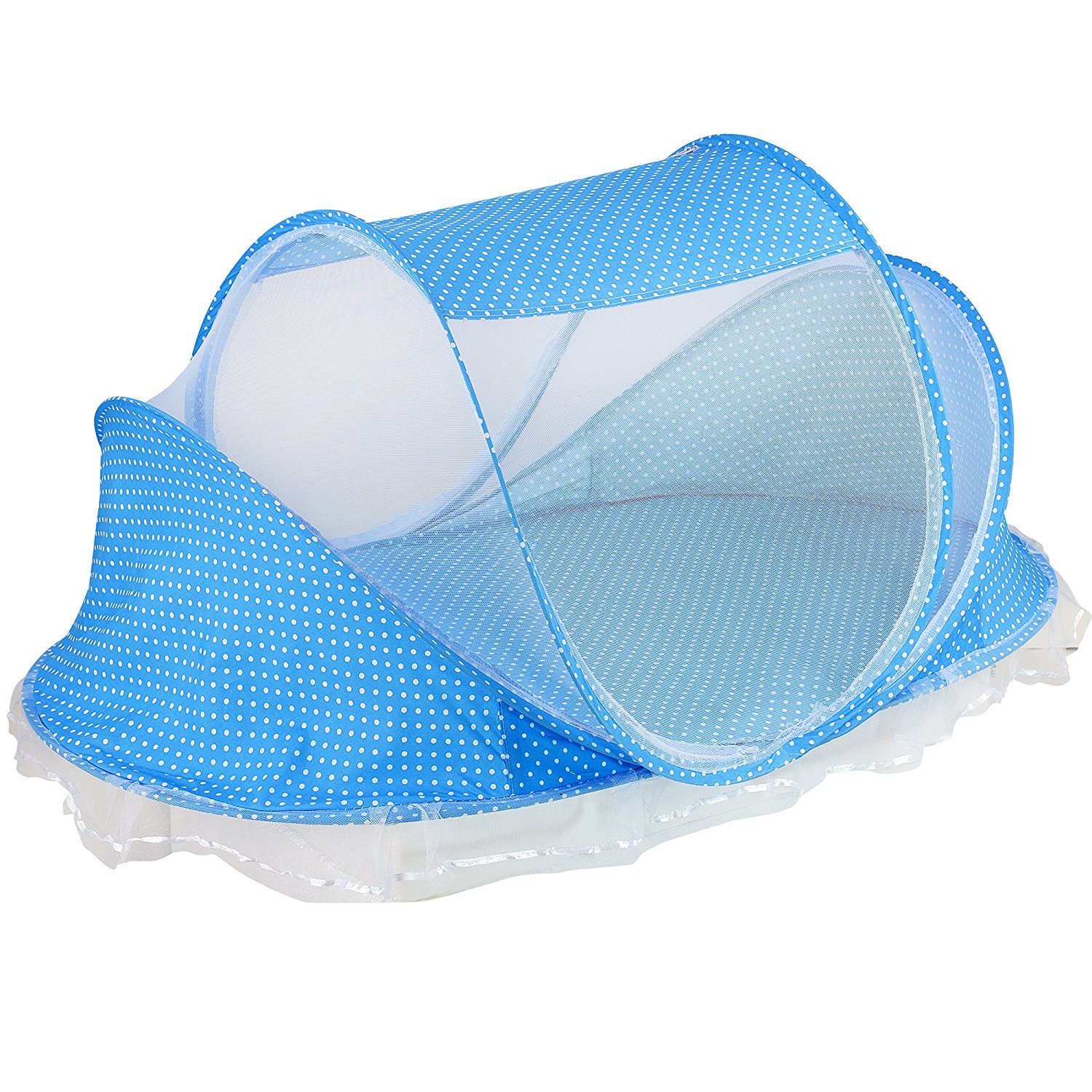 Draagbare babywieg klamboe tent multifunctioneel wiegbed baby opvouwbaar klamboe met kussen voor meisjesbed