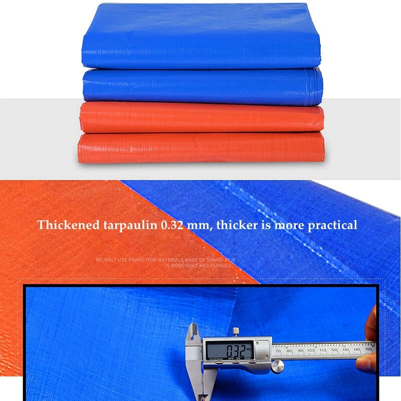 0.32mm pe suojapeite sateenkestävä kangas ulkopuutarha kasvivaja vene auto kuorma-auto katos vedenpitävä aurinkosuoja kangas lemmikin talon kansi