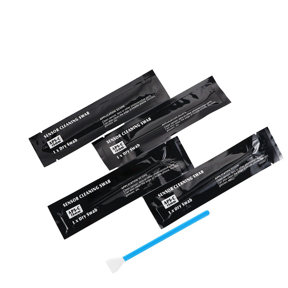 10pcs 16mm/24mm Cleaner Swab Sensor Cleaning Kit Cleaner Swab Ultra for Digital Camera's CCD or CMOS Sensor Dust-Free Durable