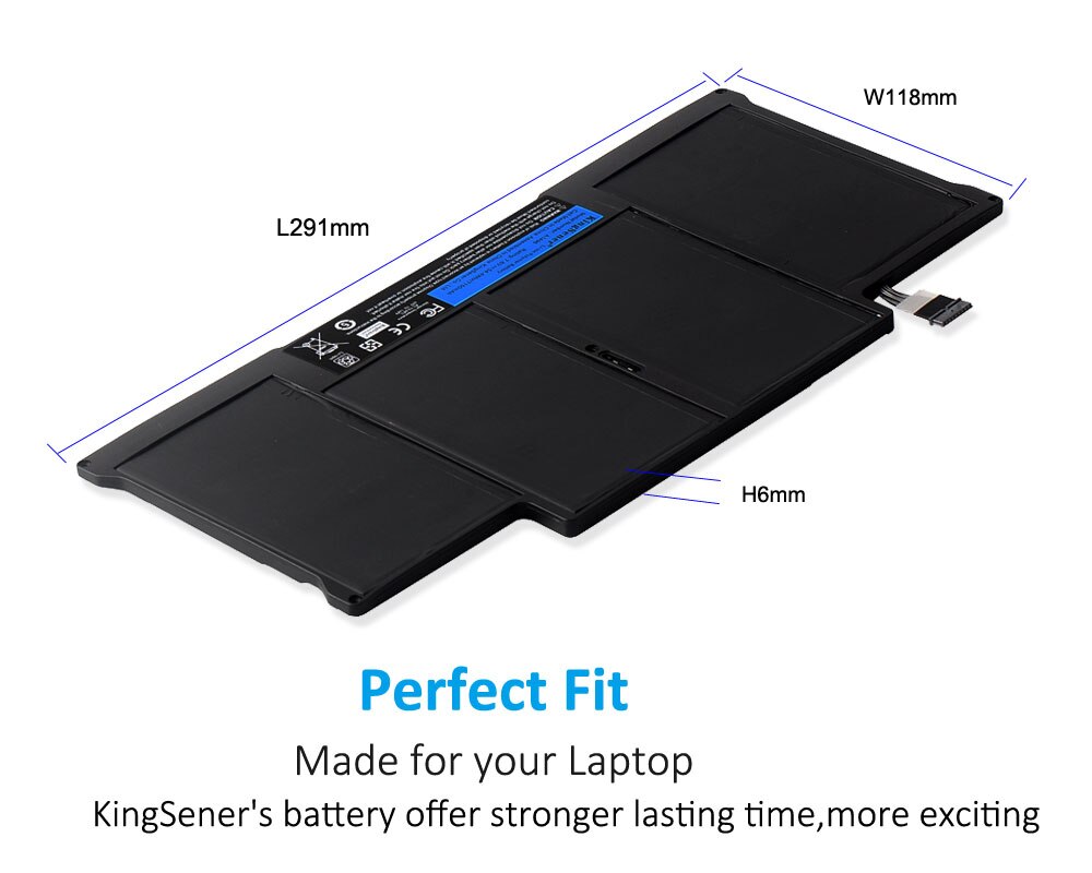 KingSener Neue Laptop Batterie A1496 Für Apple MacBook Air 13 "A1466 MD760LL/EINE MD761CH/A 7,6 V 7150mAh