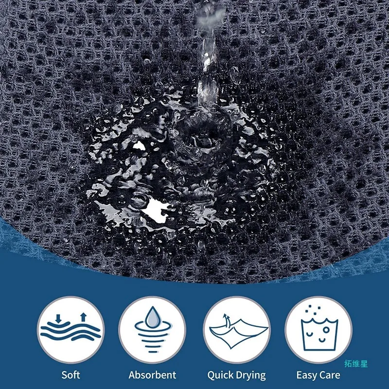 1pc bomullskökshanddukar ultramjuka magiska rengöringsdukar absorberande rengöringstrasor förtjockade torkdukar disktrasor rena verktyg