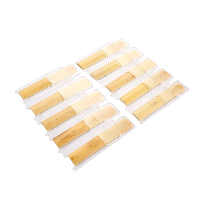 10Pcs Normaal Niveau G Altsaxofoon Sax Rieten Sterkte 2.5/ 3.0 Voor Beginners