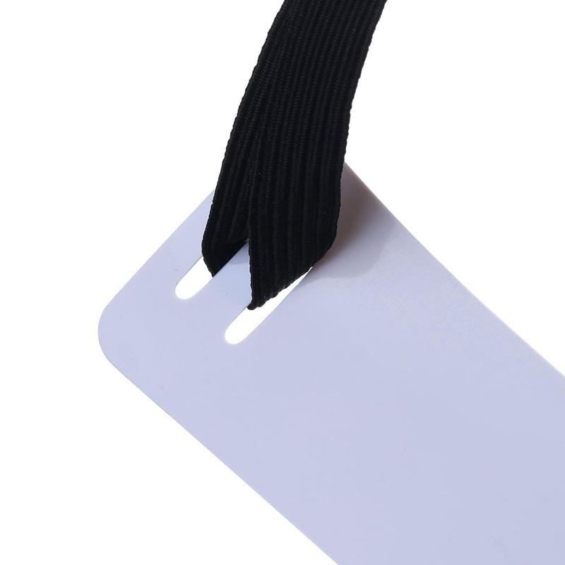 Herramienta de estilismo para Contorno de cuello y barba para hombre, tabla de corte para Barbilla, Barba, afeitado transparente y plantilla F4S9