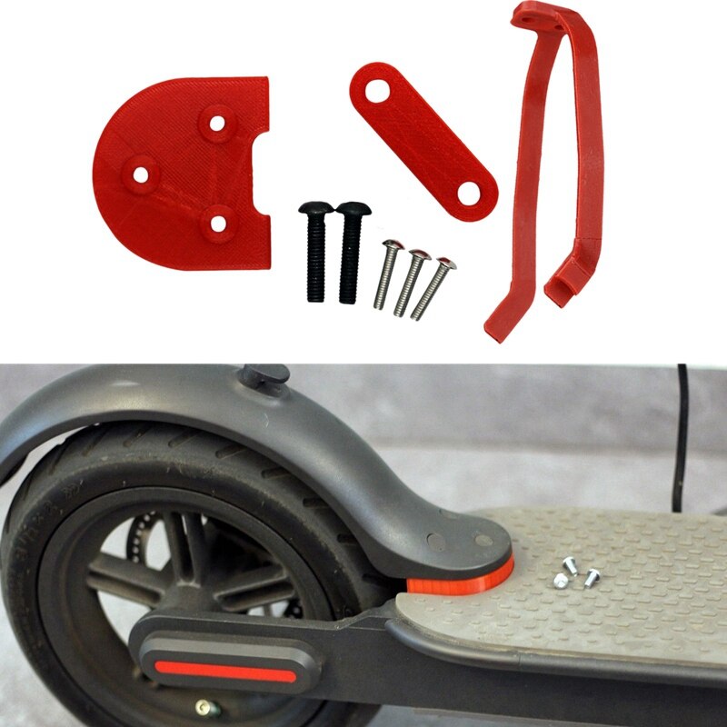 Til xiaomi  m365 / pro elektrisk scooter fenderbeslag opgraderet bagskærm support skrue montering fender forlængelse og ben: Default Title